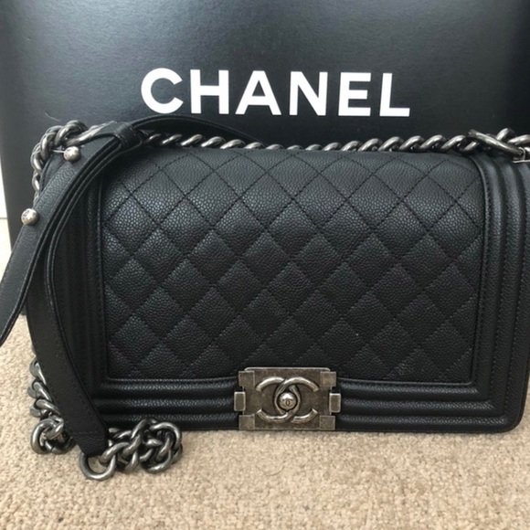 CHANEL Handbags - AUTHENTIC CHANEL BOY BAG! CHANEL Handbags - AUTHENTIC CHANEL BOY BAG!